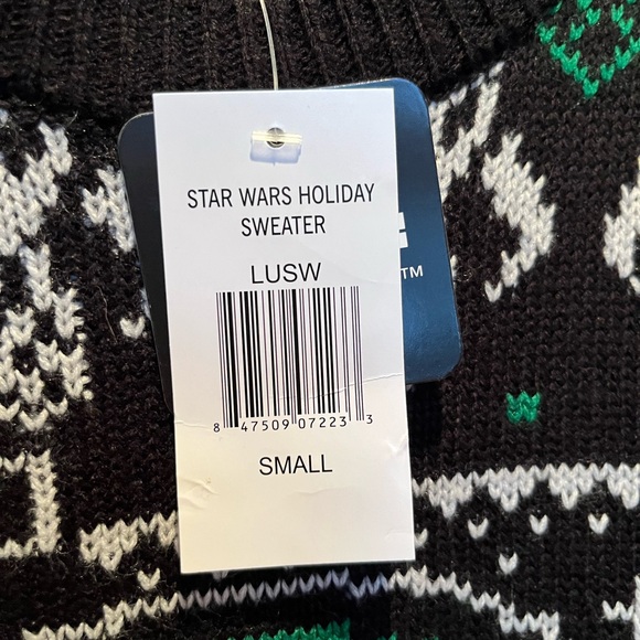 STAR WARS Disney Boba Fett Ugly Christmas Sweater Size Small - Picture 6 of 13